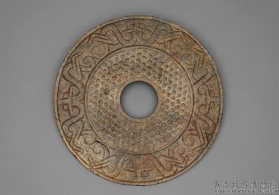 图片[2]-Jade Bi Disc with Double Beast Pattern, mid-Warring States period to Western Han dynasty, 375 BCE-8 CE-China Archive